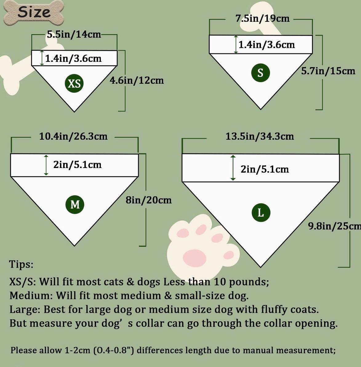 Harbor Blossom Dog Bandana Pattern, Over The Collar Reversible Polyester