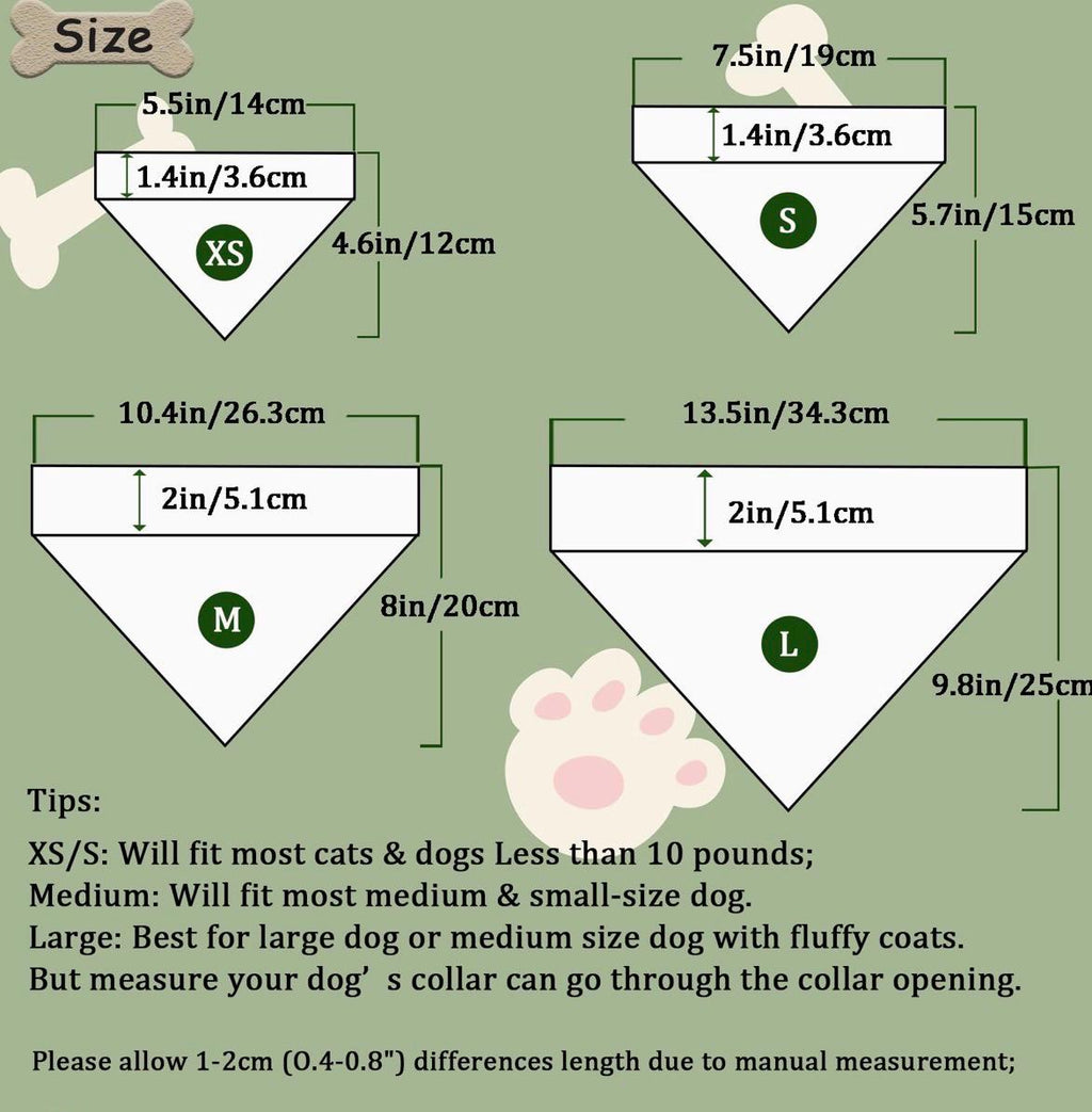Coastal Blooms  Dog Bandana Pattern, Over The Collar Reversible Polyester